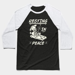 Resting in peace White Baseball T-Shirt